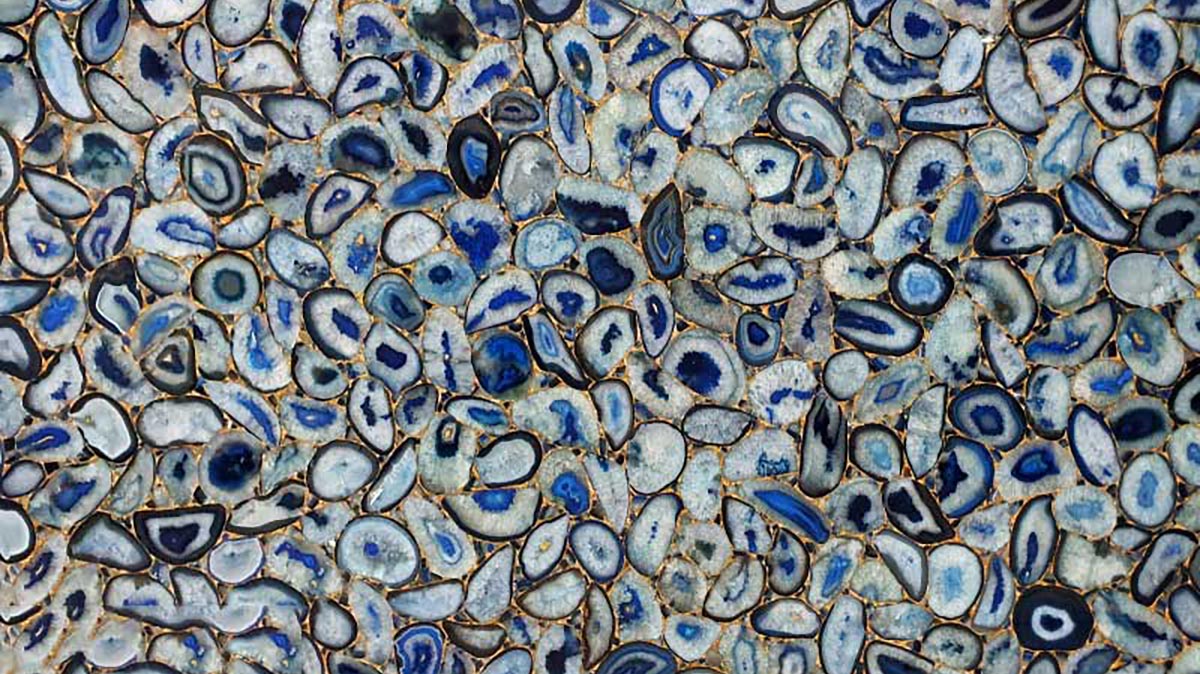 Blue Agate Mermer